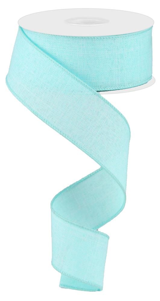1.5 Inch x 10 Yards Royal Burlap Ribbon - Ice Blue