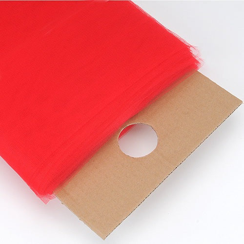 Red - 54 Inch Premium Tulle Fabric Bolt x 40 Yards