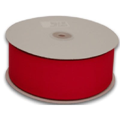 Red - Grosgrain Ribbon Solid Color 25 Yards - ( W: 5/8 Inch | L: 25 Yards ) BBCrafts.com