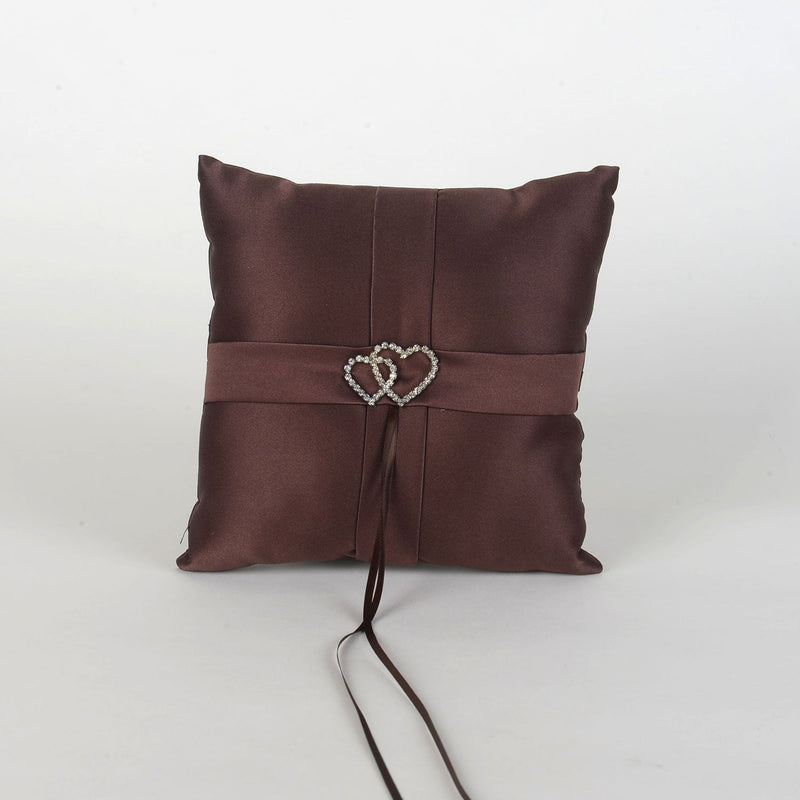 Ring Bearer Pillow Brown ( 7 x 7 Inch ) - 6302BR BBCrafts.com