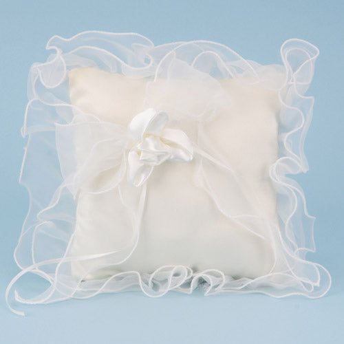 Ring Bearer Pillow Ivory ( 7 Inch x 7 Inch ) - 404618 BBCrafts.com