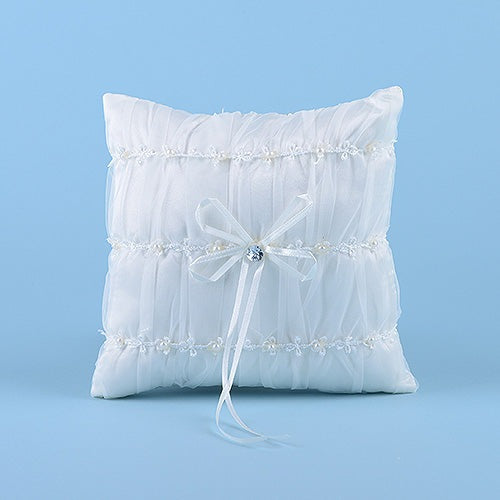 Ring Bearer Pillow Ivory ( 7 Inch x 7 Inch ) - 5816I BBCrafts.com
