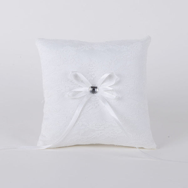 Ring Bearer Pillow Ivory ( 7 x 7 inches ) - JSYW878I BBCrafts.com