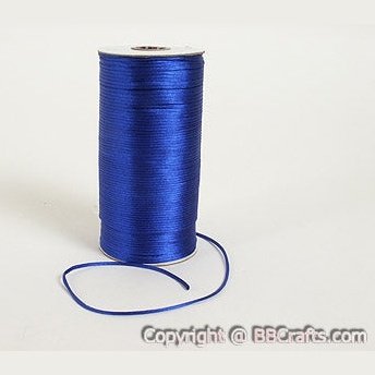 Royal - 3mm Satin Rat Tail Cord - ( 3mm x 100 Yards ) BBCrafts.com