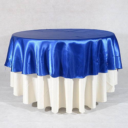 Royal - 70" Satin Round Tablecloths - 70 Inch