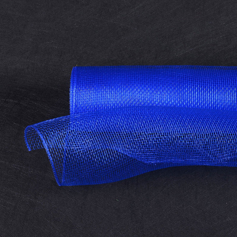 Royal Blue - Floral Mesh Wrap Solid Color - ( 10 Inch x 10 Yards ) BBCrafts.com