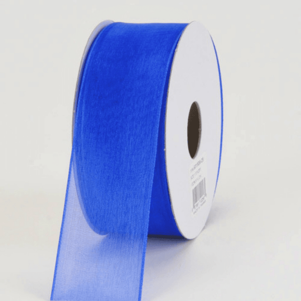 Royal - Sheer Organza Ribbon - ( 7/8 Inch | 25 Yards ) BBCrafts.com