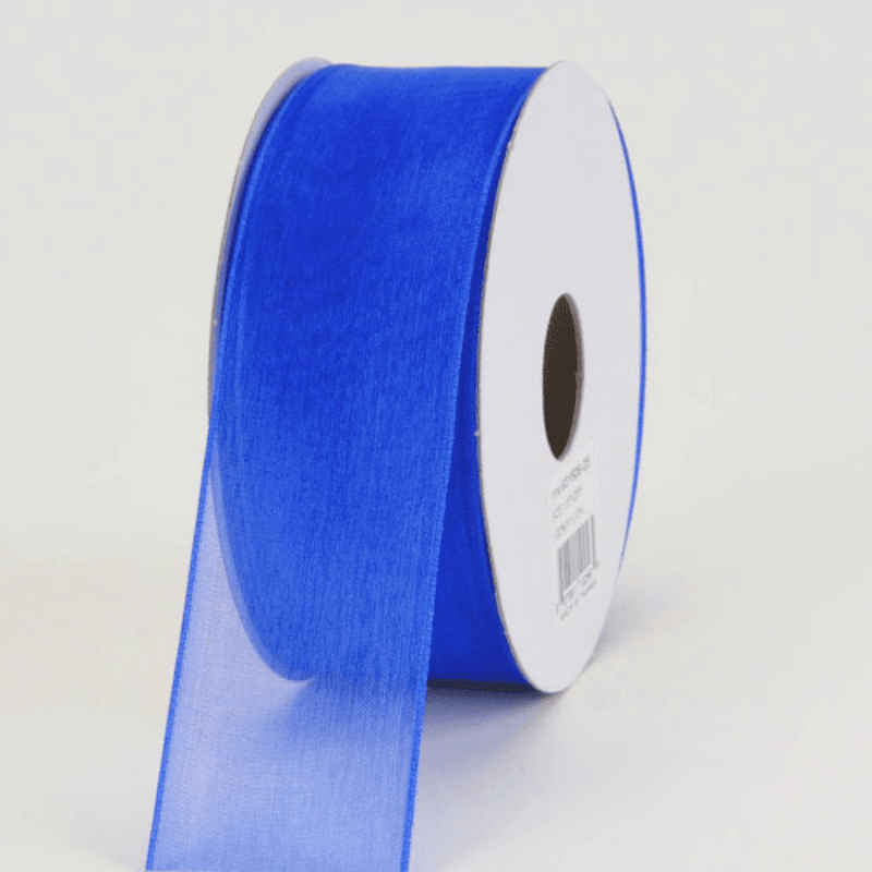 Royal - Sheer Organza Ribbon - ( 7/8 Inch | 25 Yards ) BBCrafts.com