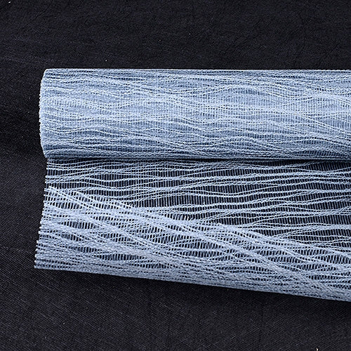 Silver - Twine Mesh Wrap - ( 21 Inch x 6 Yards ) BBCrafts.com