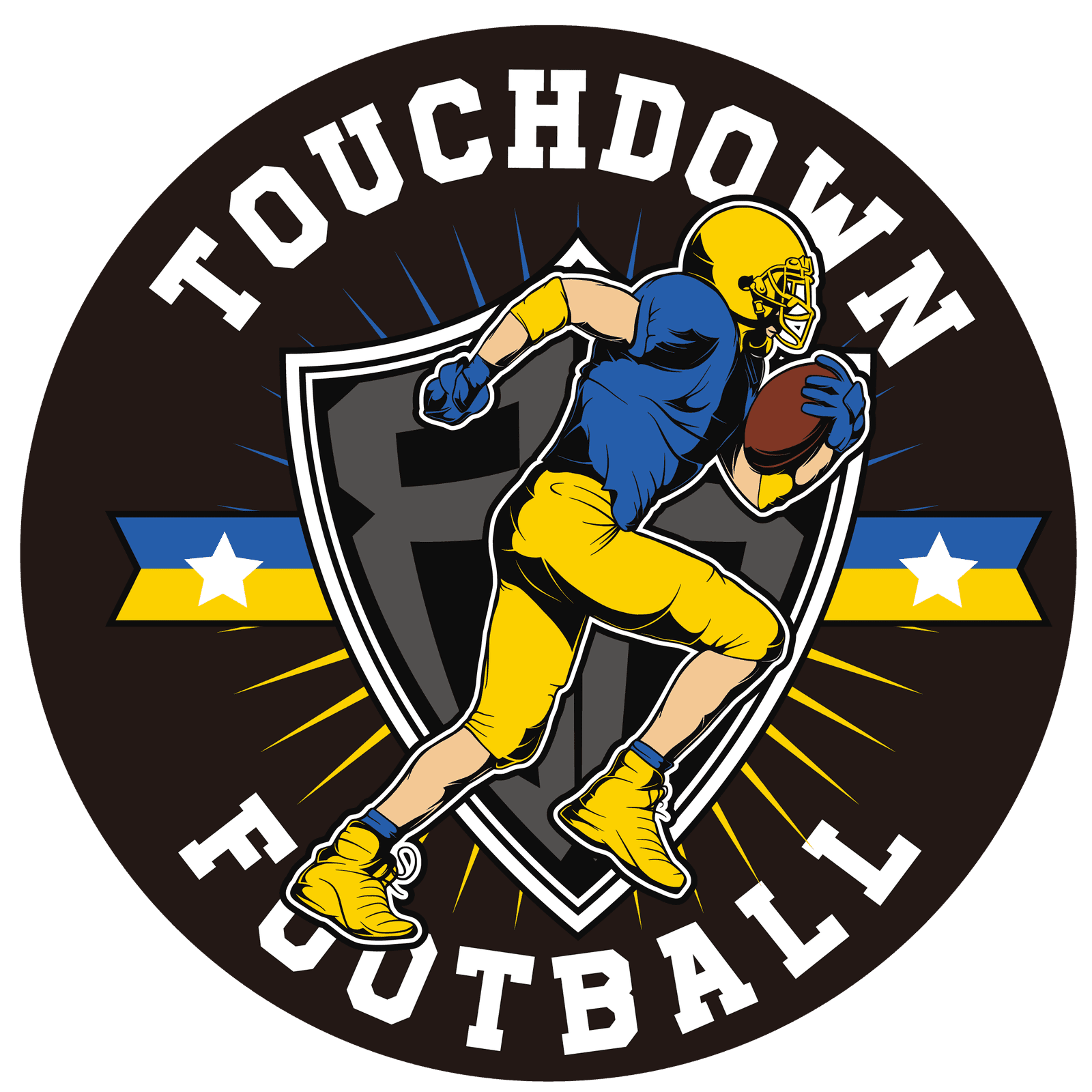 Sports Touchdown Metal Sign - Made in USA – BBCrafts.com