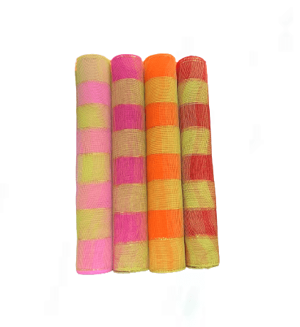 Spring Colors Mesh Set - Pack of 4 Rolls ( 21 Inch x 10 Yards ) Each BBCrafts.com