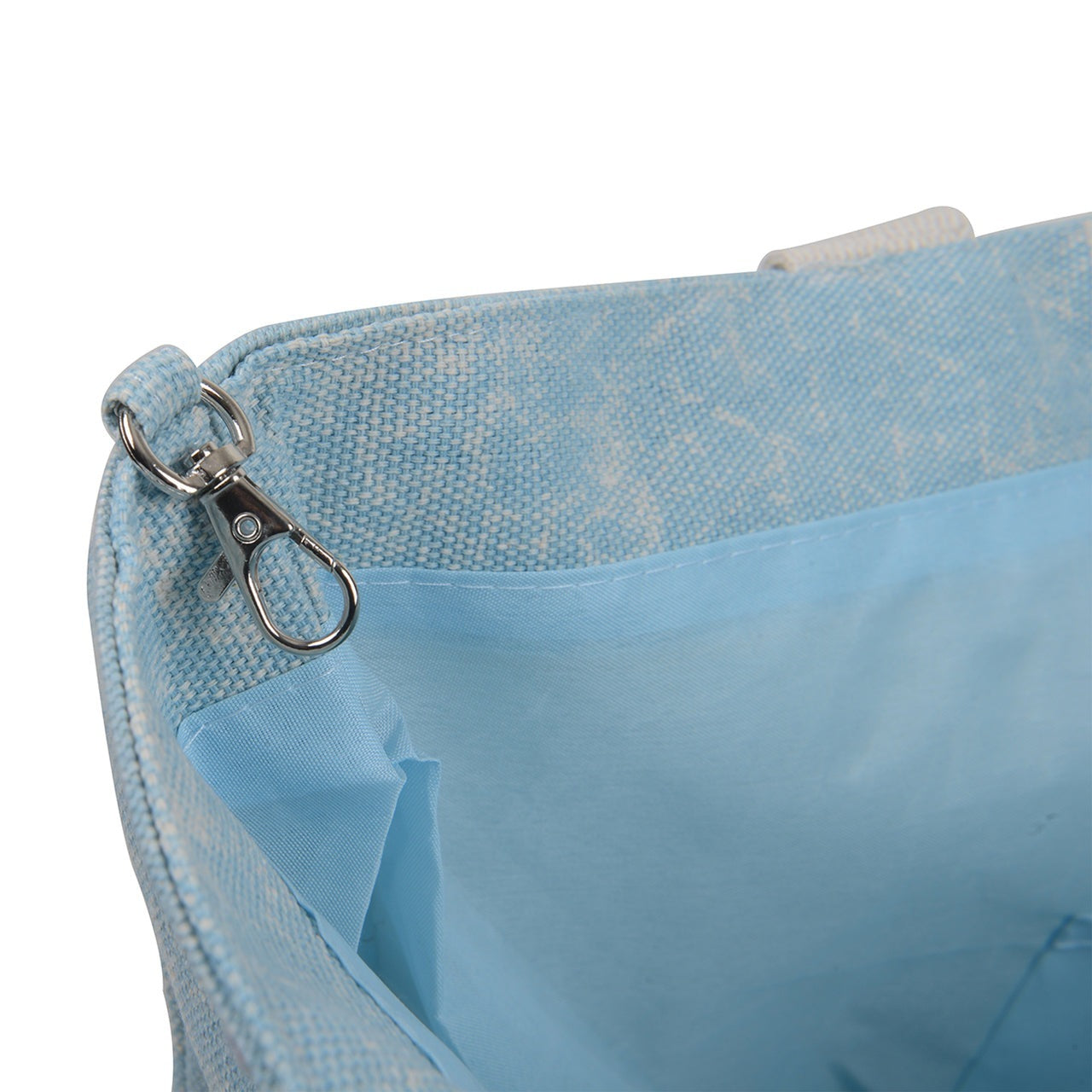 Summer Time Beach Canvas Tote Bag - 21 Inch x 16 Inch - Women Swim Pool Bag Large Tote