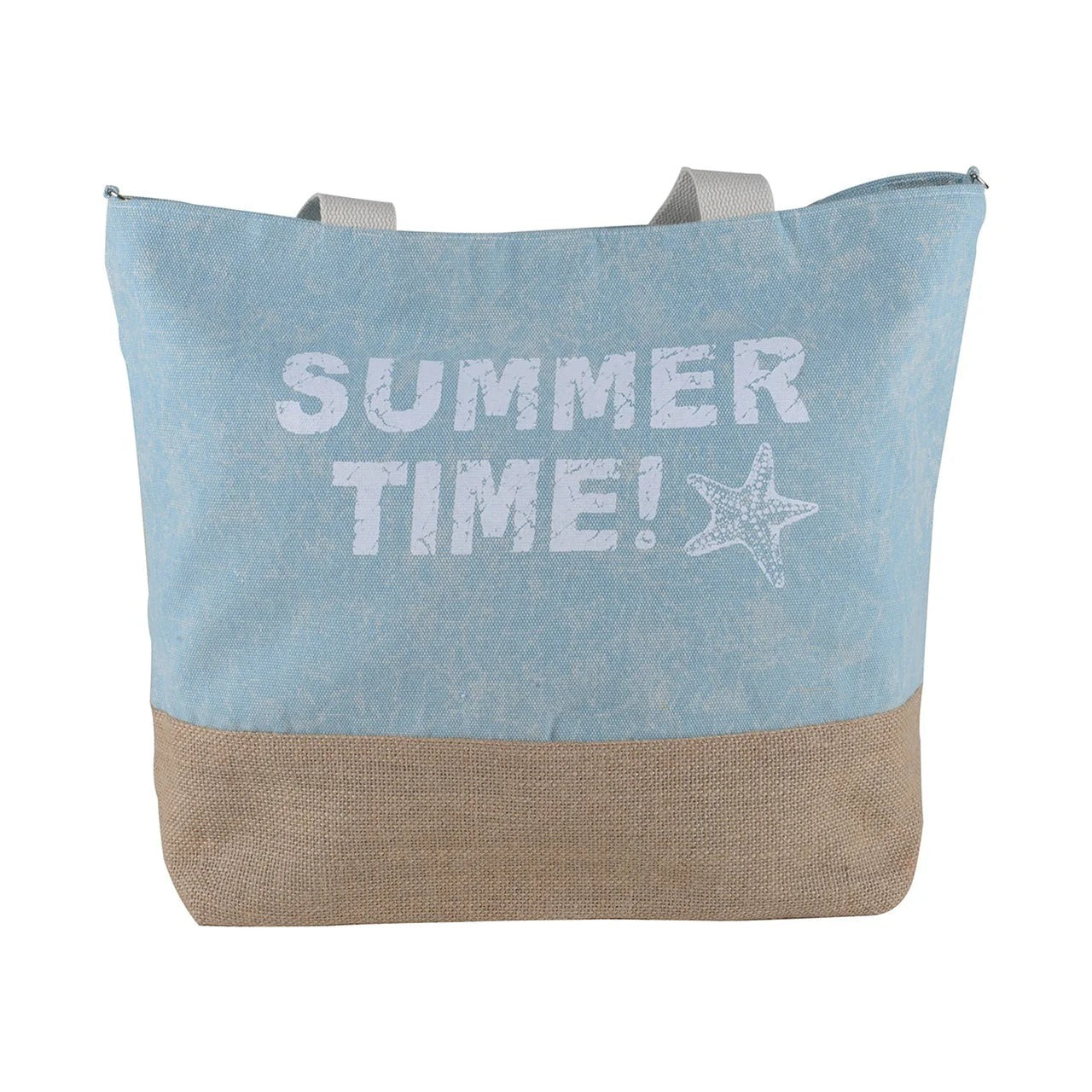 Women’s Beach Tote Bags Combo Set of 3 – Floral, Summer Time & Striped Pattern Large Canvas Pool & Travel Totes
