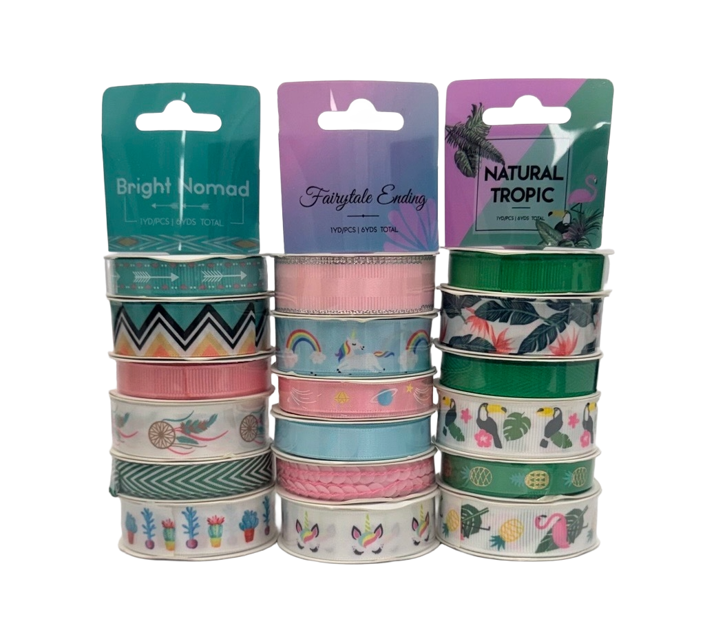 Dream Catcher | Tropical | Unicorn DIY Ribbon Gift - Set of 3