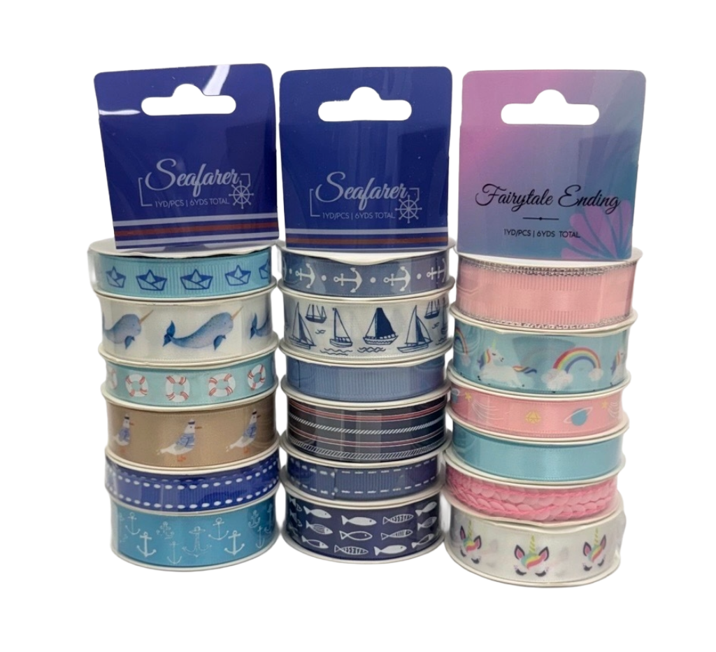Marine | Ocean | Unicorn DIY Ribbon Gift - Set of 3