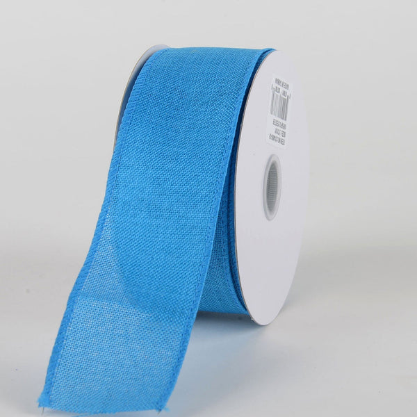 Turquoise - Canvas Ribbon - ( W: 1 - 1/2 Inch | L: 10 Yards ) BBCrafts.com