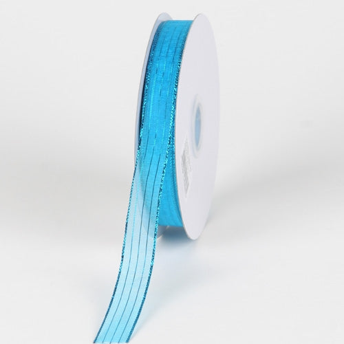 Turquoise - Corsage Ribbon - ( 5/8 Inch | 50 Yards ) BBCrafts.com