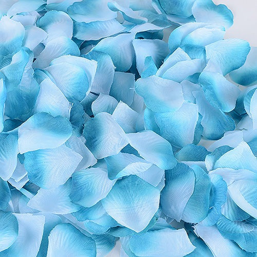 Turquoise Ombre - Silk Flower Petal - 400 Petals