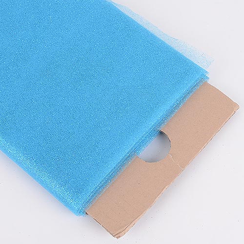 Turquoise - Premium Glitter Tulle Fabric ( 54 Inch | 10 Yards ) BBCrafts.com