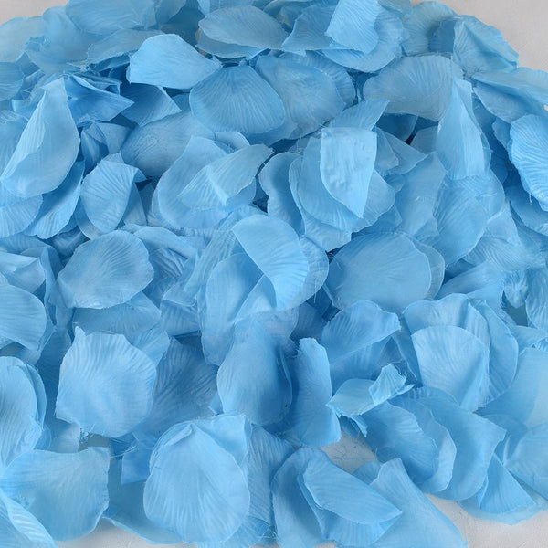 Turquoise - Silk Flower Petal - ( 400 Petals ) BBCrafts.com