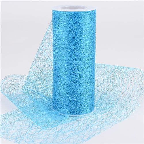 Turquoise - Sisal Mesh Wrap Rolls - ( 6 Inch x 10 Yards ) BBCrafts.com