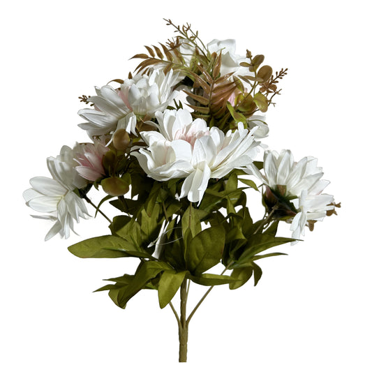 19 Inch Mixed Artificial Flower Bush X11