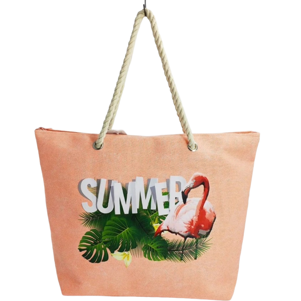 Women’s Beach Tote Bags Combo Set of 3 – Navy Blue, Summer & Dark Blue Leaf Print Canvas Large Pool & Travel Totes