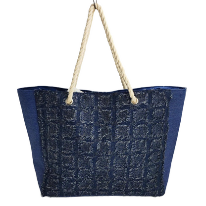 Women’s Beach Tote Bags Combo Set of 3 – Flamingo, Blue Fashion & Stylish Canvas Large Pool & Travel Totes