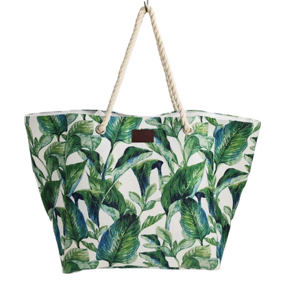 Women’s Beach Tote Bags Combo Set of 3 – Navy Striped Rope Handle, Blue Summer Time & Boho Style Canvas Large Pool & Travel Totes