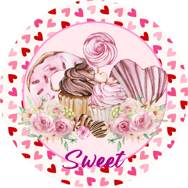 Valentine's Day Metal Sign: Sweets - Made In USA BBCrafts.com