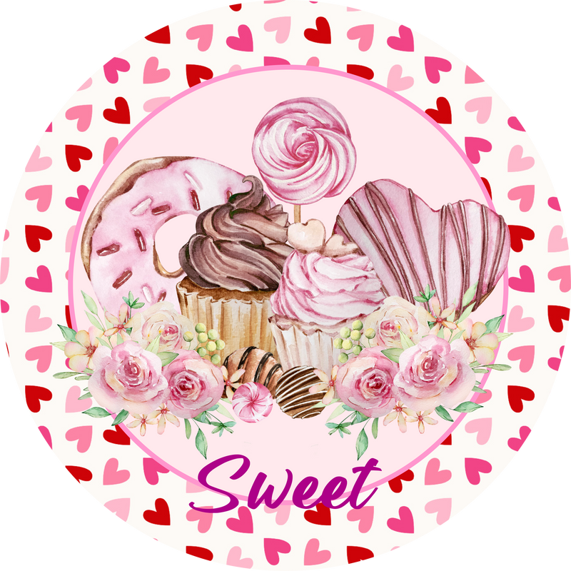 Valentine's Day Metal Sign: Sweets - Made In USA BBCrafts.com