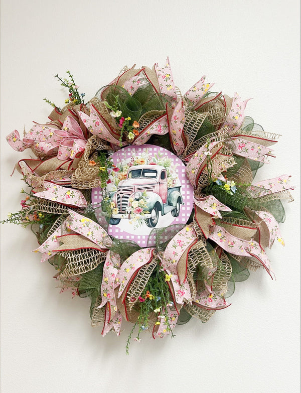 Springtime Elegance Wreath - Made by Designer Leah