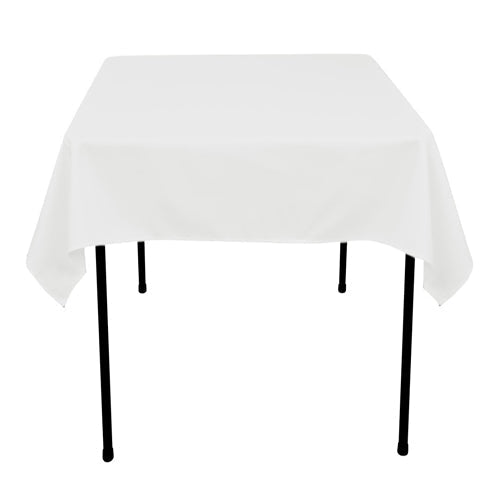White - 70 x 70 Square Tablecloths - ( 70 Inch x 70 Inch ) BBCrafts.com