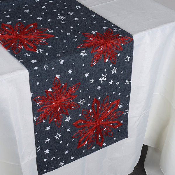 Winter Collection 13x90 Inch Table Runner W02 BBCrafts.com