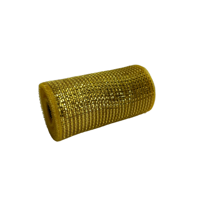 Light Gold Deco Mesh - ( 6 Inch x 10 Yards )