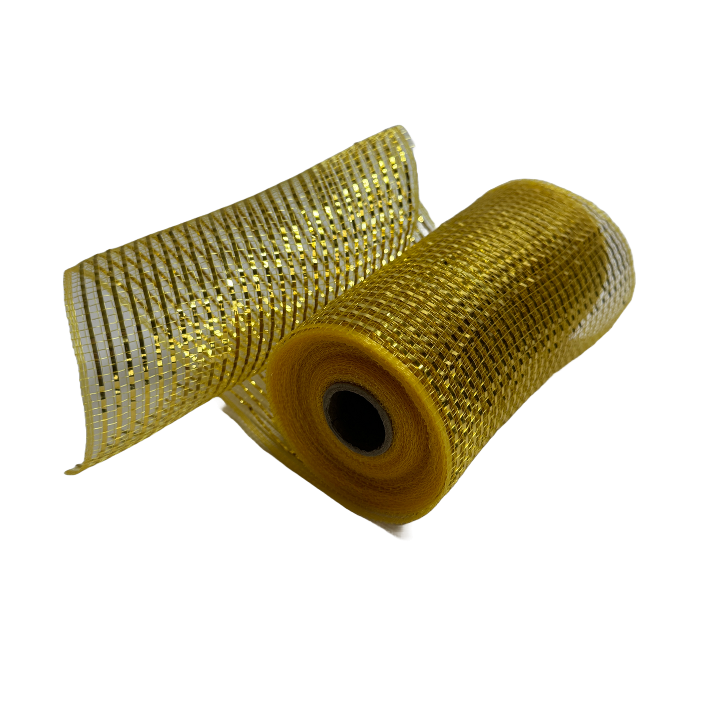 Light Gold Deco Mesh - ( 6 Inch x 10 Yards )