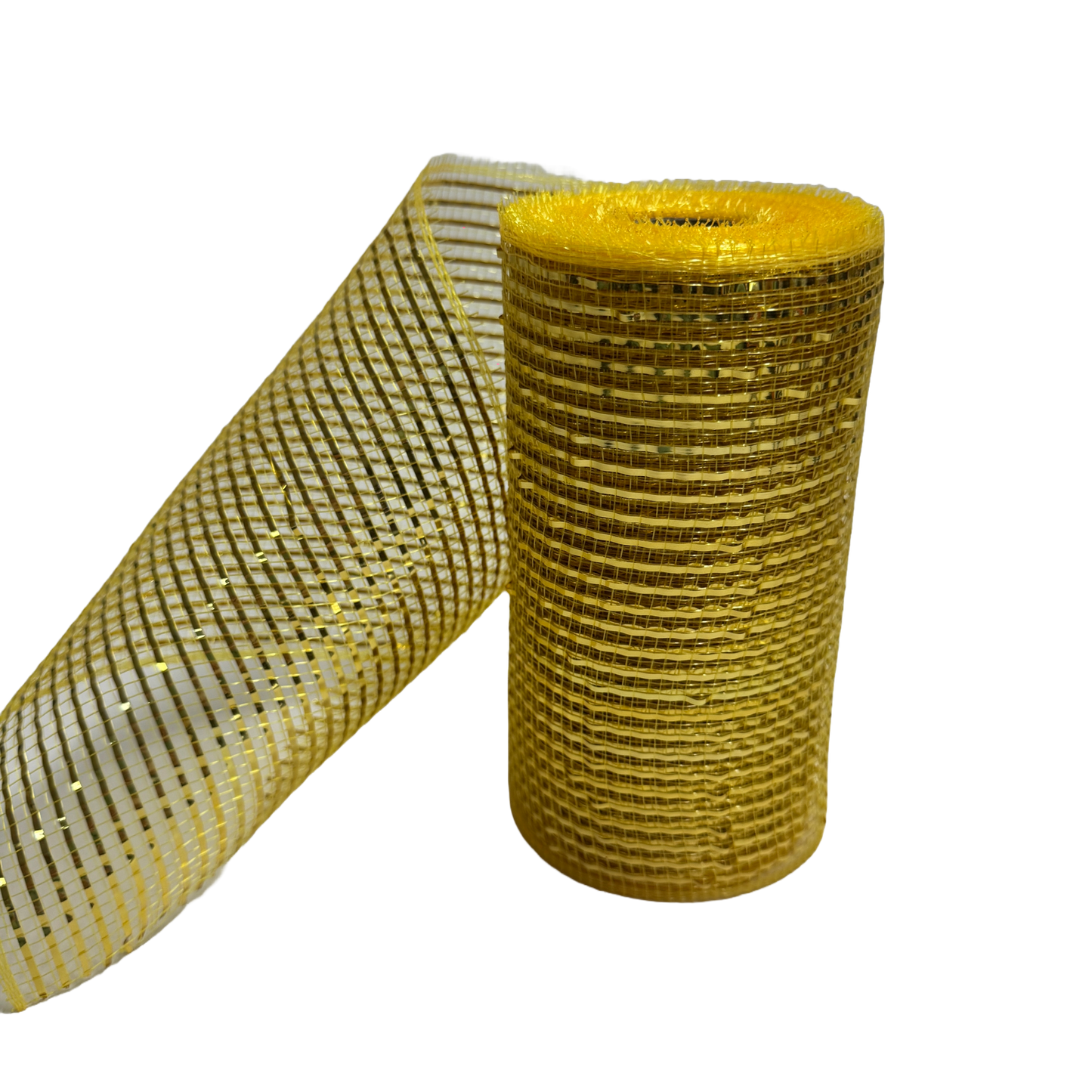 Light Gold Deco Mesh - ( 6 Inch x 10 Yards )
