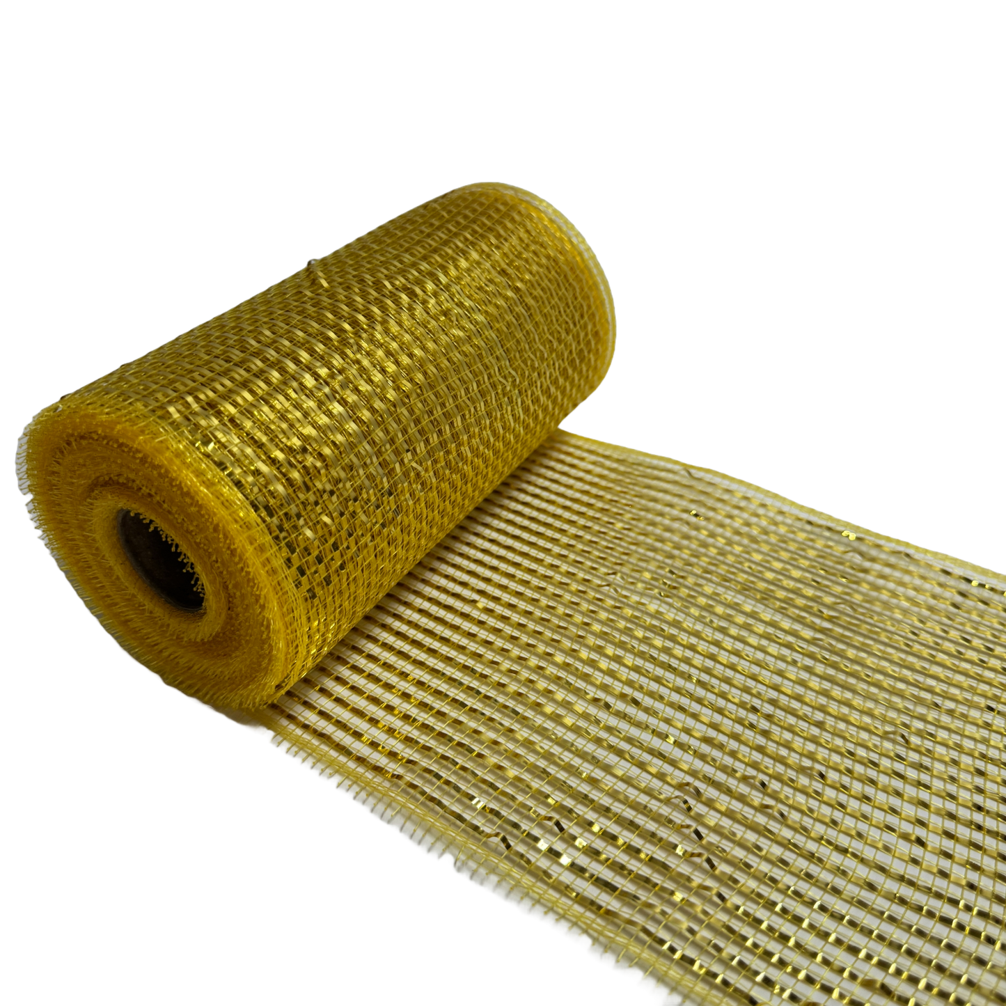 Light Gold Deco Mesh - ( 6 Inch x 10 Yards )
