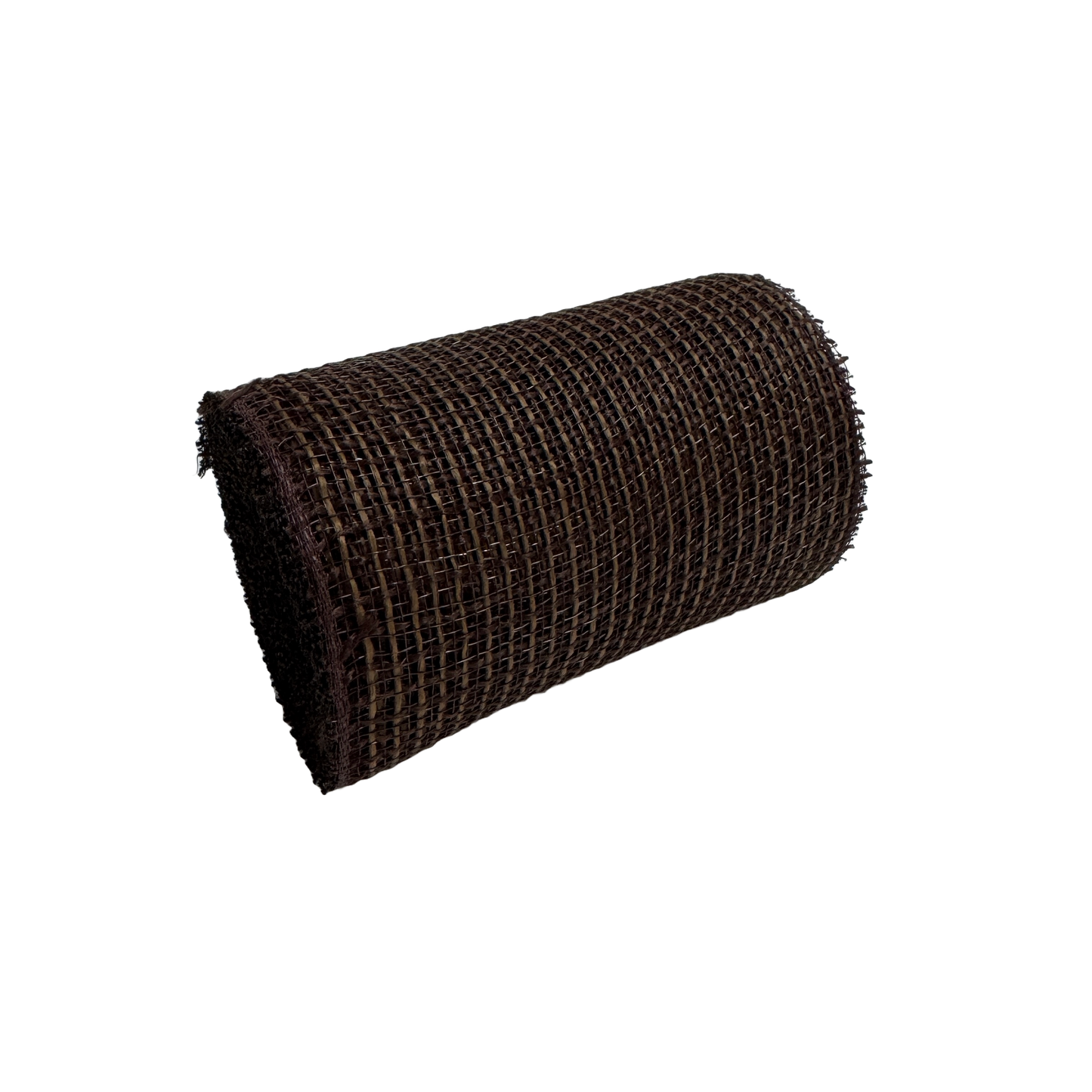 Brown Poly Burlap Deco Mesh - ( 6 Inch x 10 Yards )