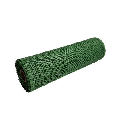 Willow Poly Burlap Deco Mesh - ( 10 Inch x 6 Yards )