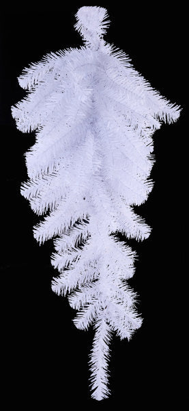 White - 30 Inch Teardrop, 70 Tips