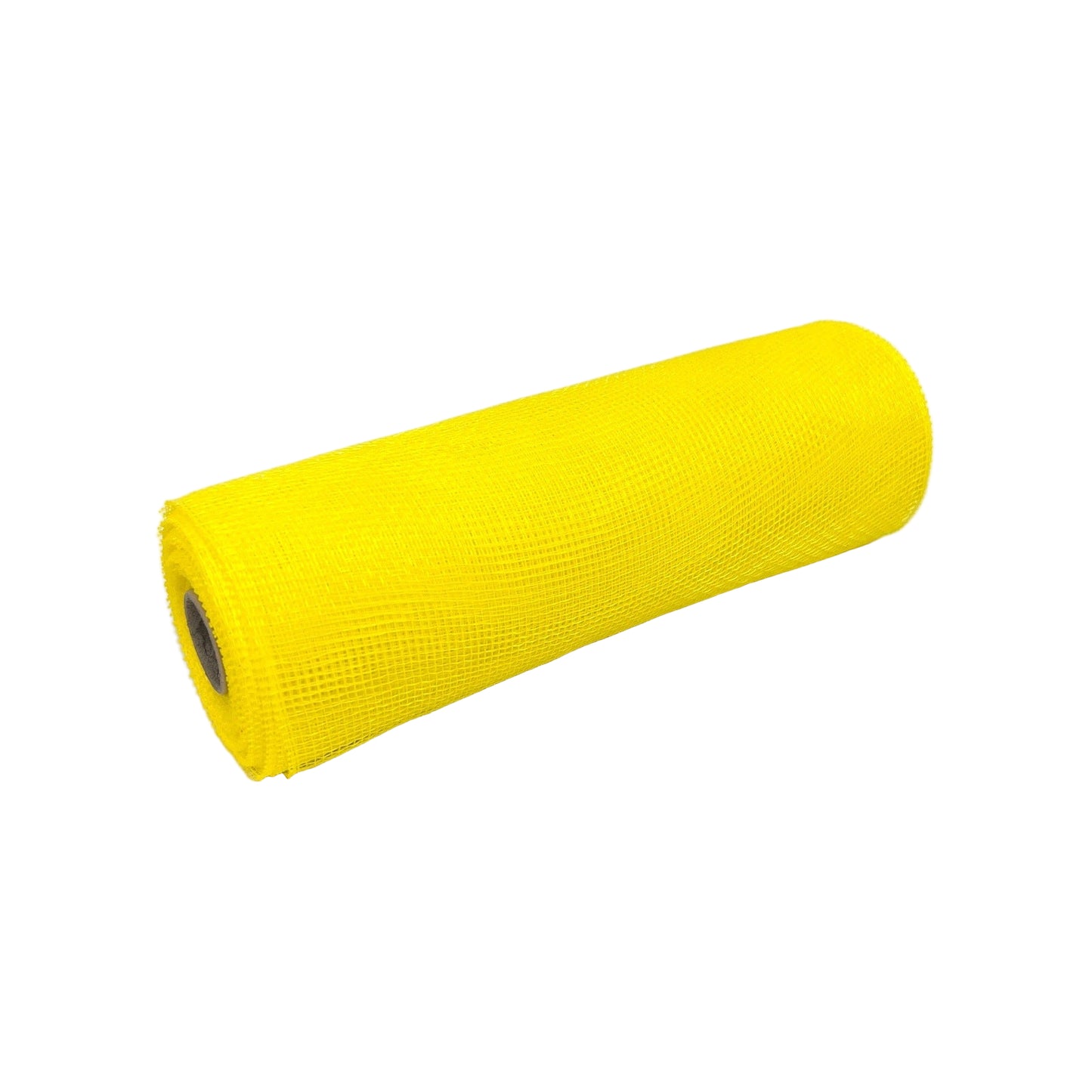 Yellow - Floral Mesh Wrap Solid Color - ( 10 Inch x 10 Yards ) BBCrafts.com