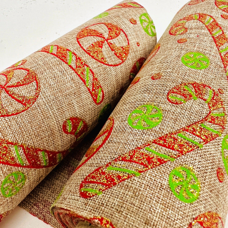 Natural - Faux Burlap Roll W: 6 inch | L: 5 Yards - 960496GO