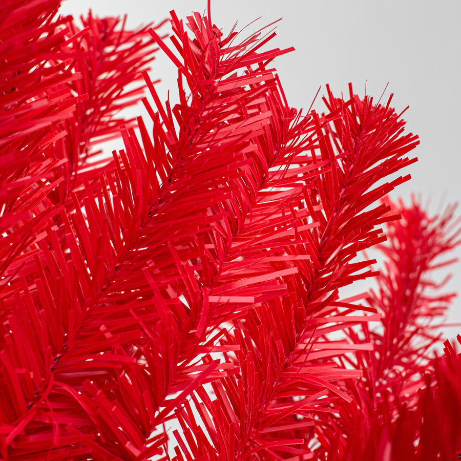 30 Inch Red Teardrop Swag, 70 Tips