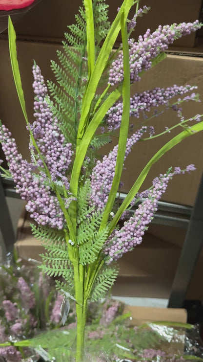 26 Inch Purple Heather Spray