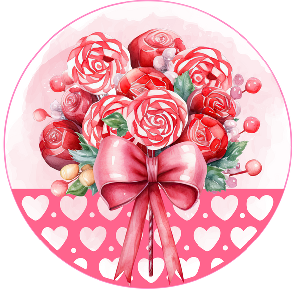 Valentine's Day Metal Sign: Candies - Made In USA