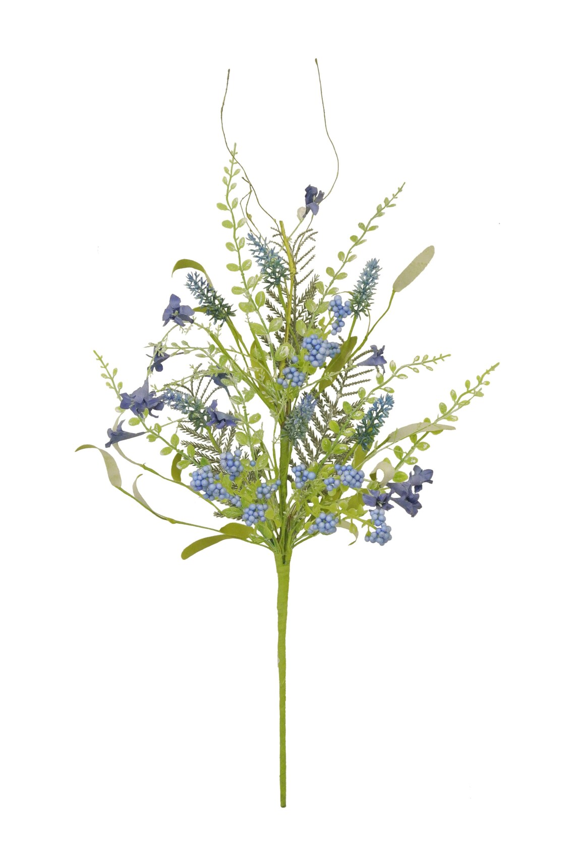 23 Inch Lavender Berry Spray - Blue