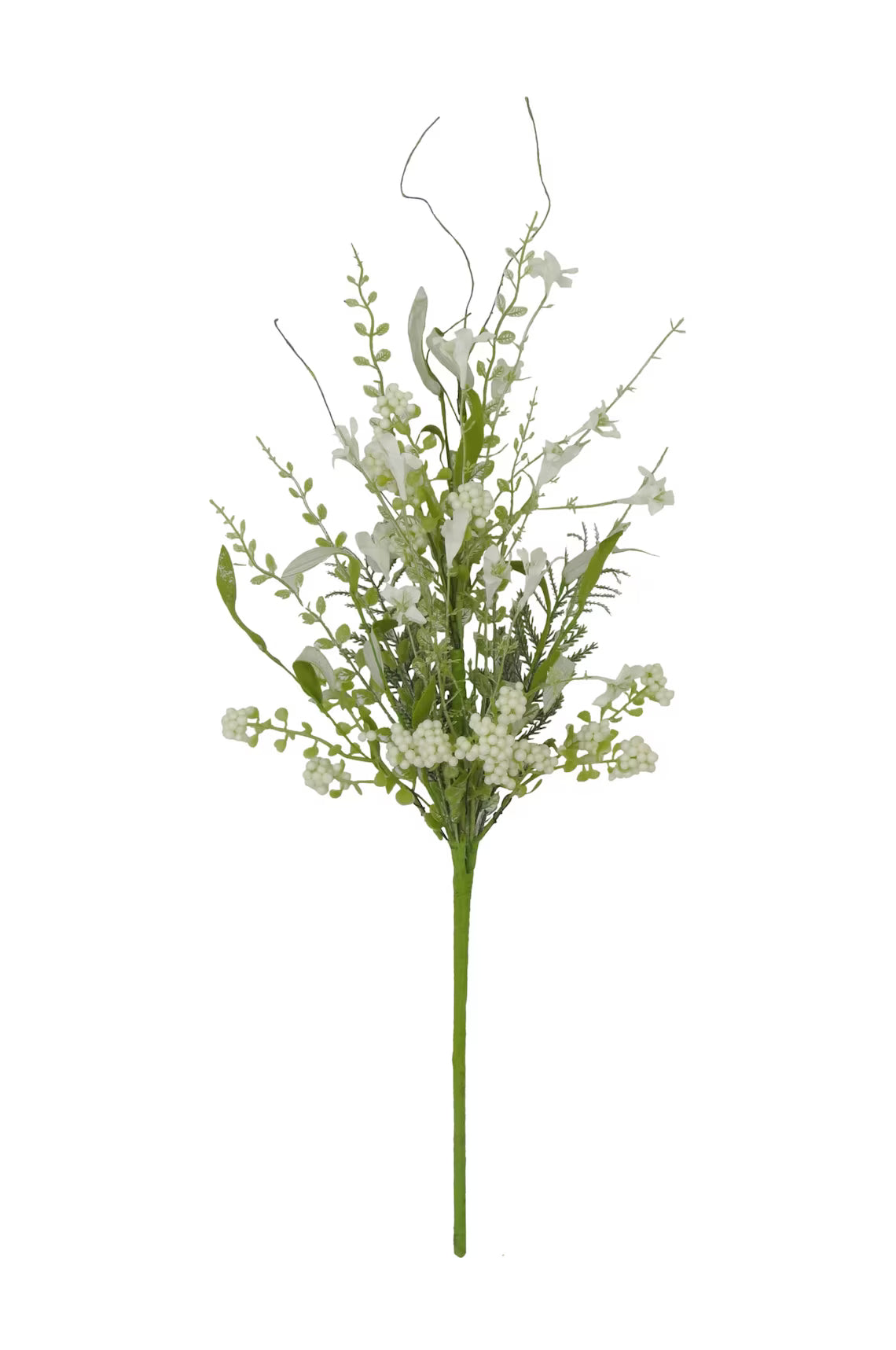 23 Inch Cream Berry Spray - 60919