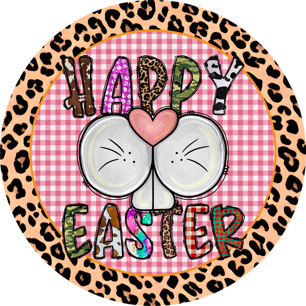 Happy Easter Metal Sign - Made In USA