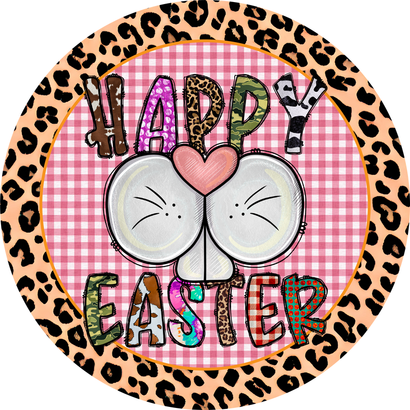 Happy Easter Metal Sign - Made In USA